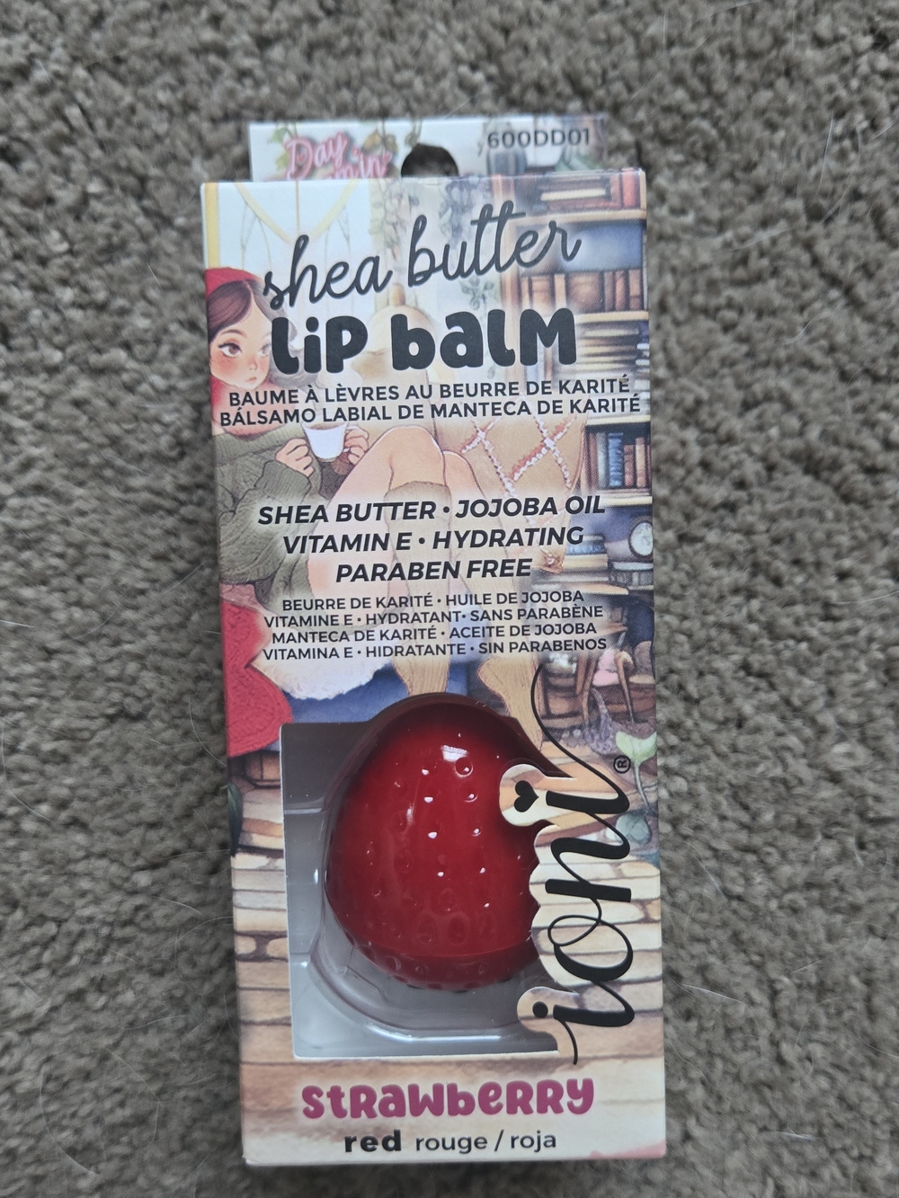 Shea Butter Lip Balm - Strawberry Red